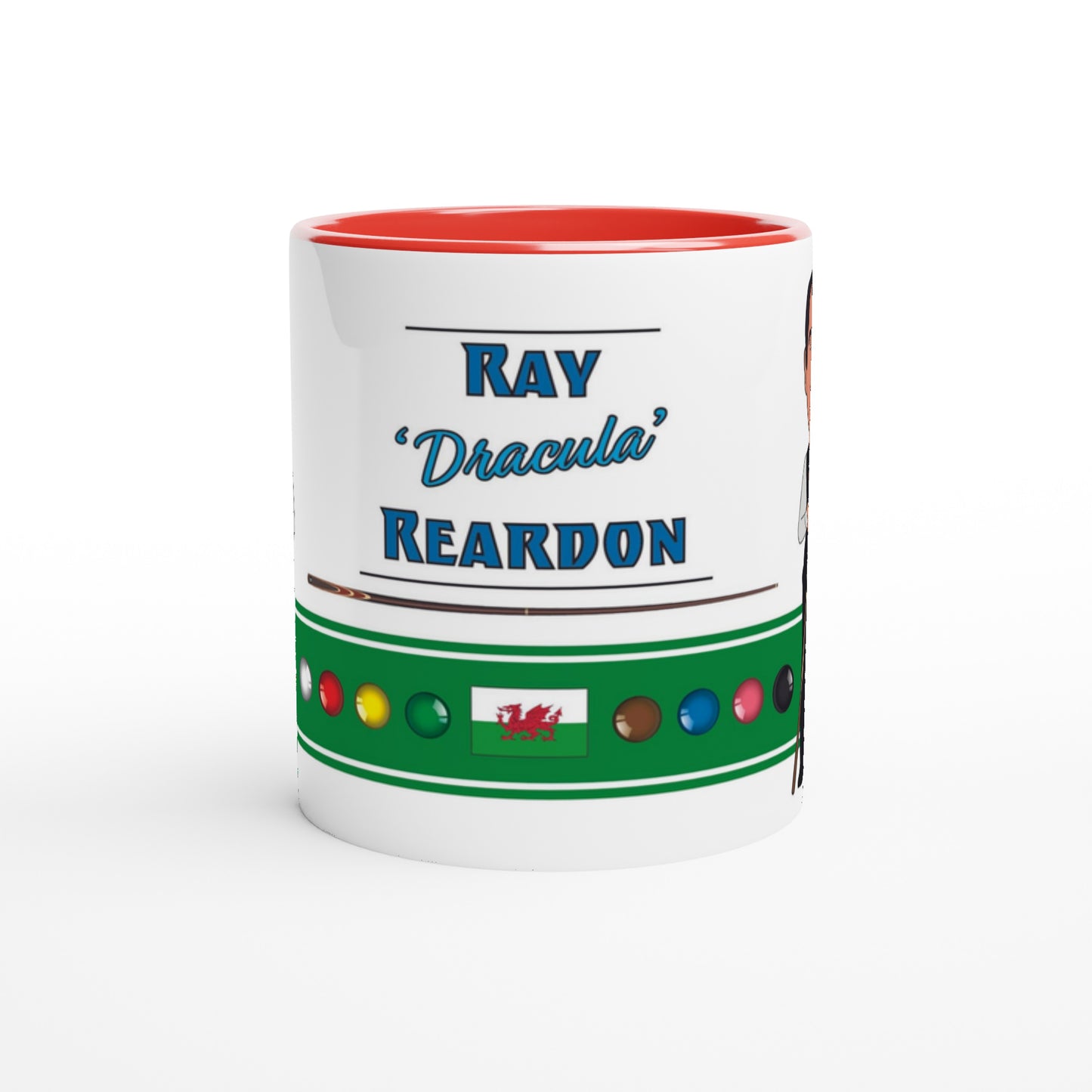 Ray Reardon Top 20 Snooker Legend Cartoon Mug