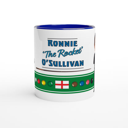 Ronnie O'Sullivan Top 20 Snooker Legend Cartoon Mug