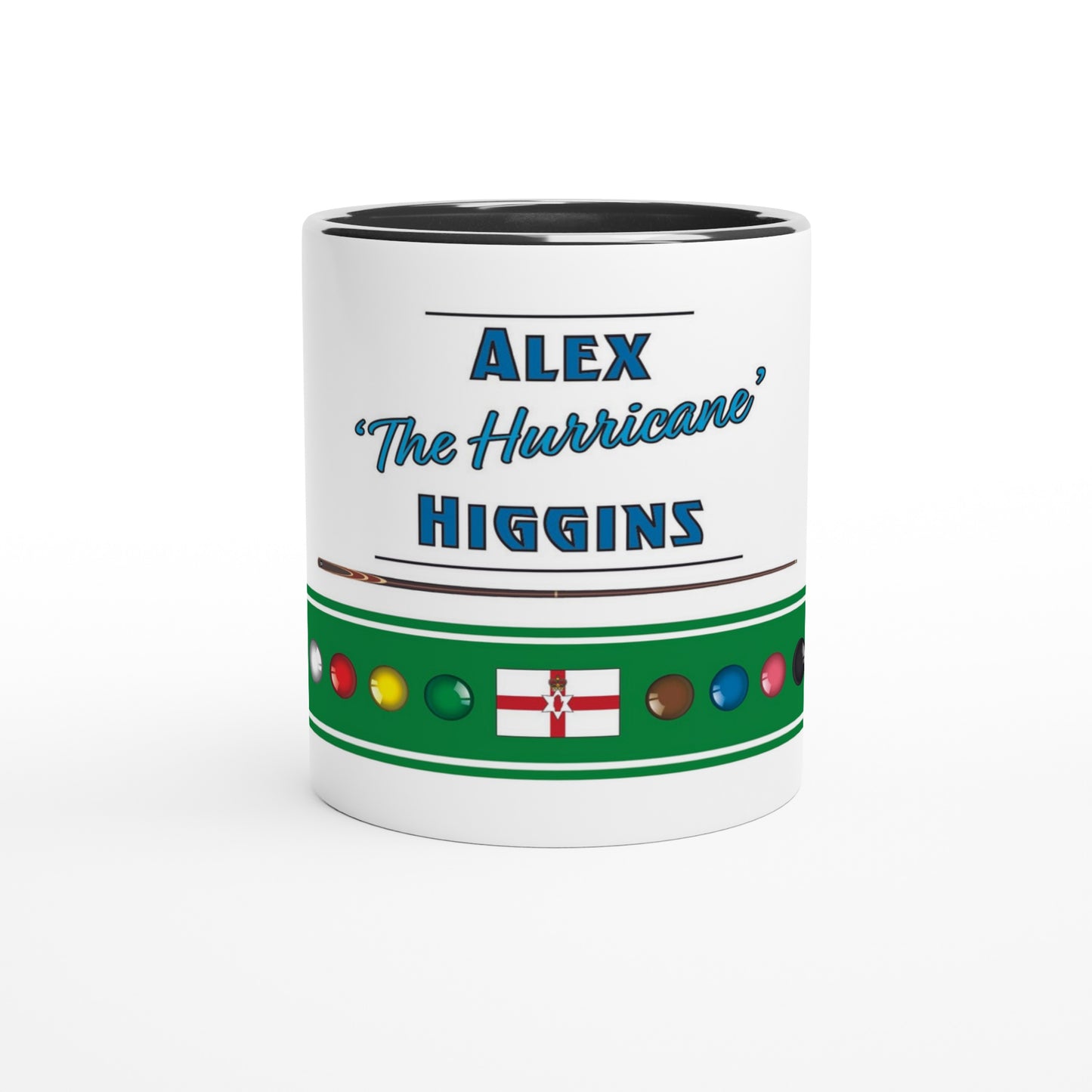 Alex Higgins Top 20 Snooker Legends Cartoon Mug