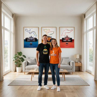Custom Formula 1 Racing Poster Print