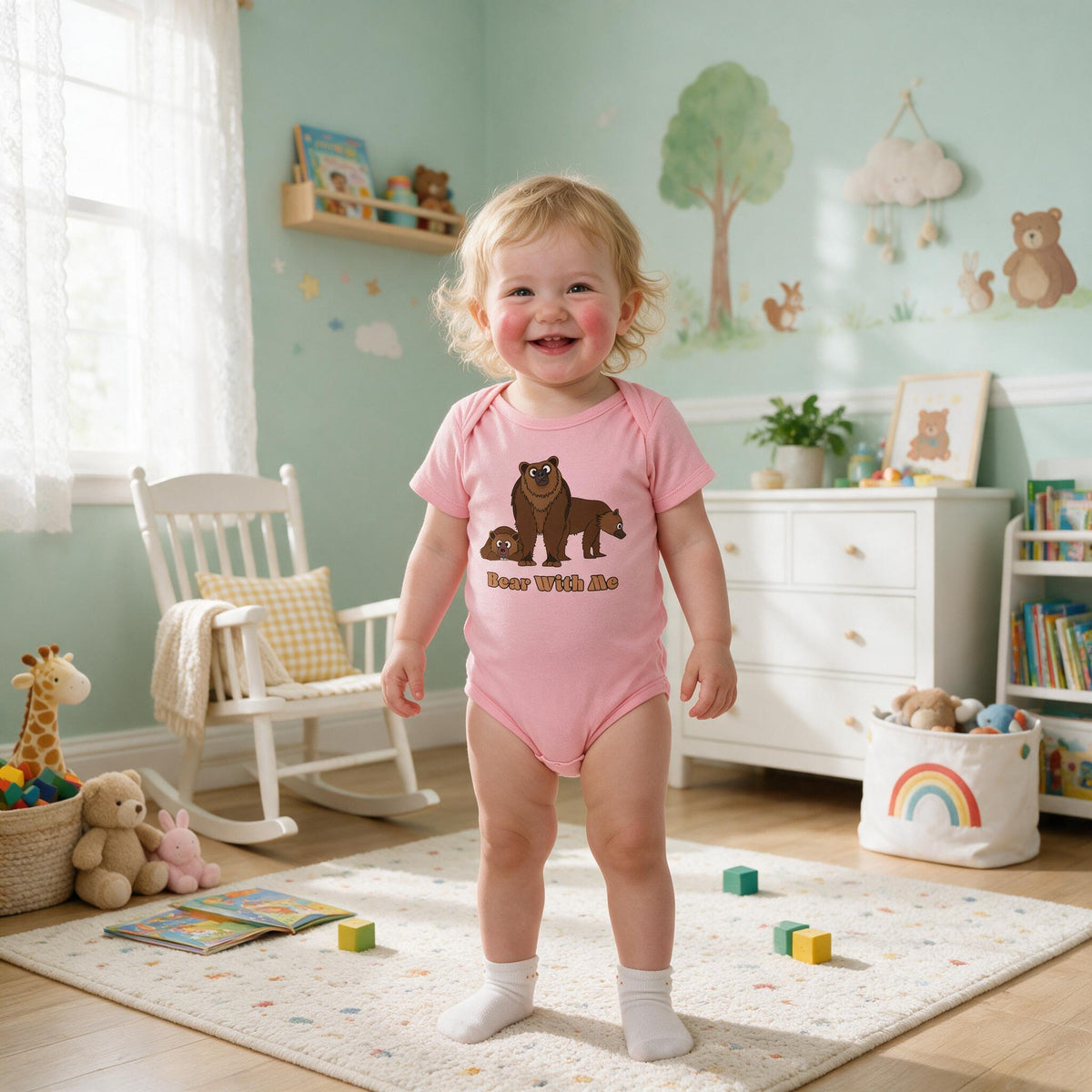 Babies Grizzly Brown Bears Bodysuit
