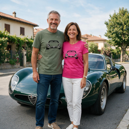 Alfa Romeo 33 Stradale Front View High Quality T-Shirt