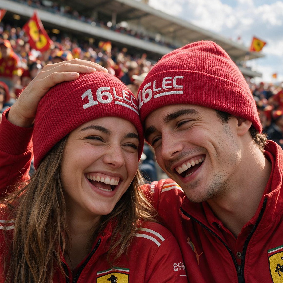 Charles Leclerc Embroidered F1 Beanie