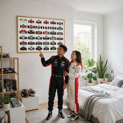 Formula 1 All Time World Champions Car Print