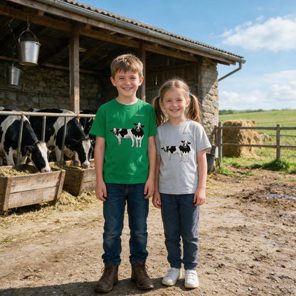 Children's Happy Cows T-Shirt from the Farm Yard Collection