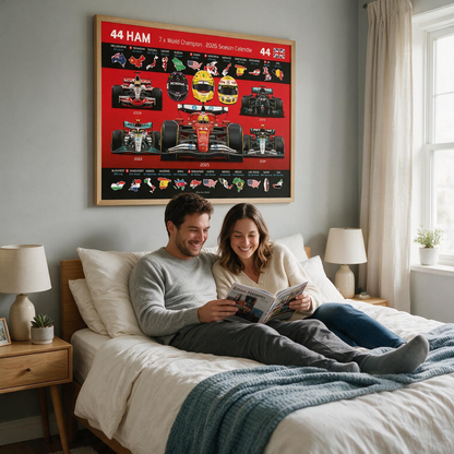 Lewis Hamilton 2026 Formula 1 Celebration Print