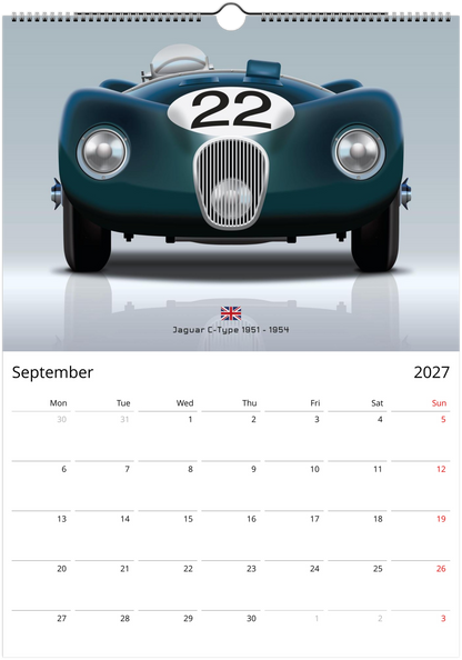 2027 Endurance Christmas Racing Calendar Studio EU