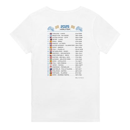 Brad Binder 2025 MotoGP Race Calendar T-Shirt