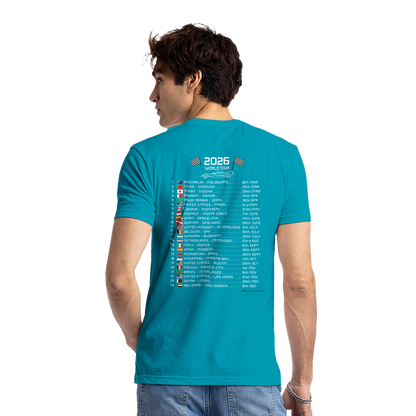 Kimi Antonelli 2026 Cartoon Calendar Formula 1 F1 T-Shirt
