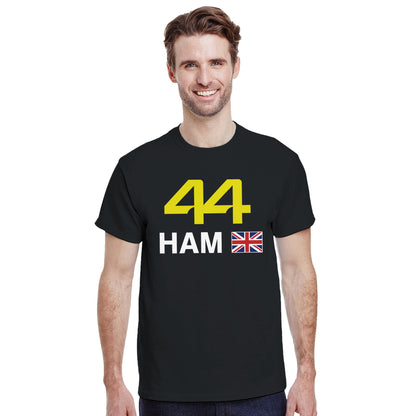 Lewis Hamilton 2025 Race Calendar Formula 1 F1 T-Shirt