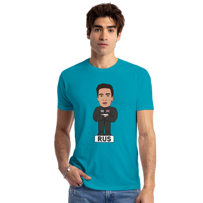 George Russell 2026 Cartoon Calendar Formula 1 F1 T-Shirt