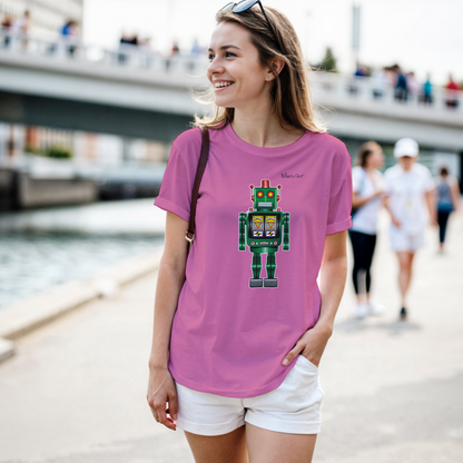 RetRobots Mr  Green Womens' Slim Fit T-Shirt