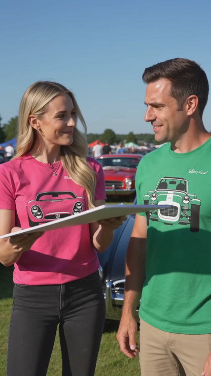 A 2027 Christmas Calendar Featuring a Selection of Classic Cars