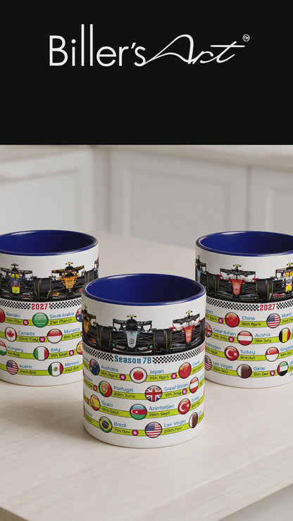 Formula 1 2027 FIXTURES Car Mug