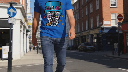Day of the Dead Fire and Flowers T-Shirt