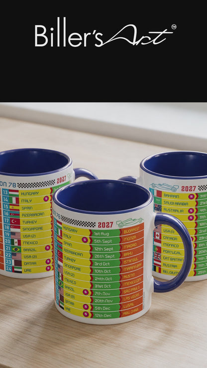 Formula 1 2027 FIXTURES Mug