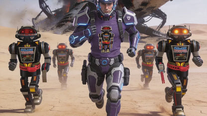 Galaxy Trooper Robot Space Warrior T-Shirt