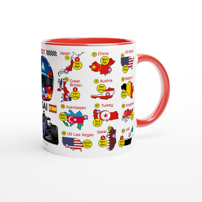 Carlos Sainz 2027 Formula 1 Season Fixtures Mug