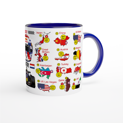 Max Verstappen 2027 Formula 1 Season Fixtures Mug