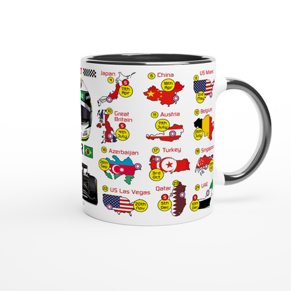 Gabriel Bortoleto 2027 Formula 1 Season Fixtures Mug