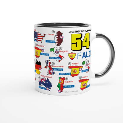Fermin Aldeguer MotoGP 2026 Season Fixtures Racing Calendar Mug