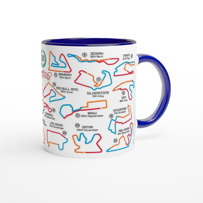 Formula 1 2026 Season Calendar and Circuits Mug