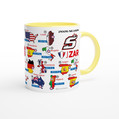 Johann Zarco MotoGP 2026 Season Fixtures Racing Calendar Mug