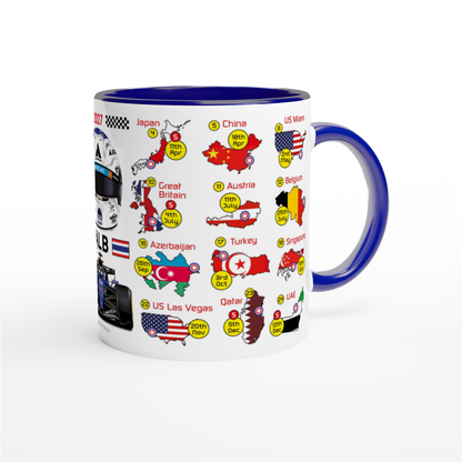 Alexander Albon 2027 Formula 1 Season Fixtures Mug
