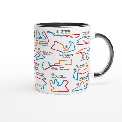 Formula 1 2026 Season Calendar and Circuits Mug